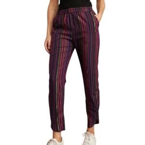Marine Layer Allison Pant Medium Metallic Futuristic Glam Statement Festival